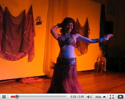 Belly dancer Aleenah videos